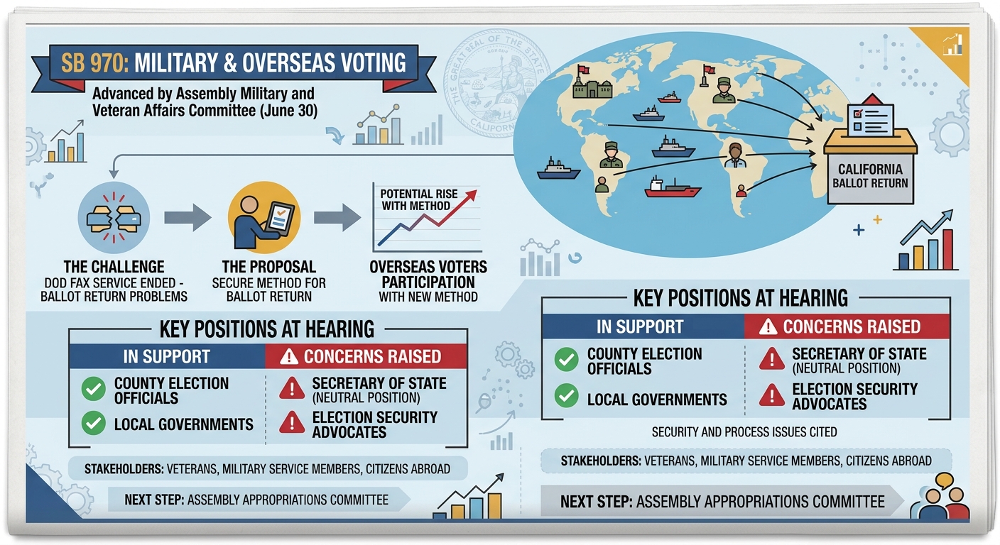 California committee advances overseas-voting bill despite security concerns