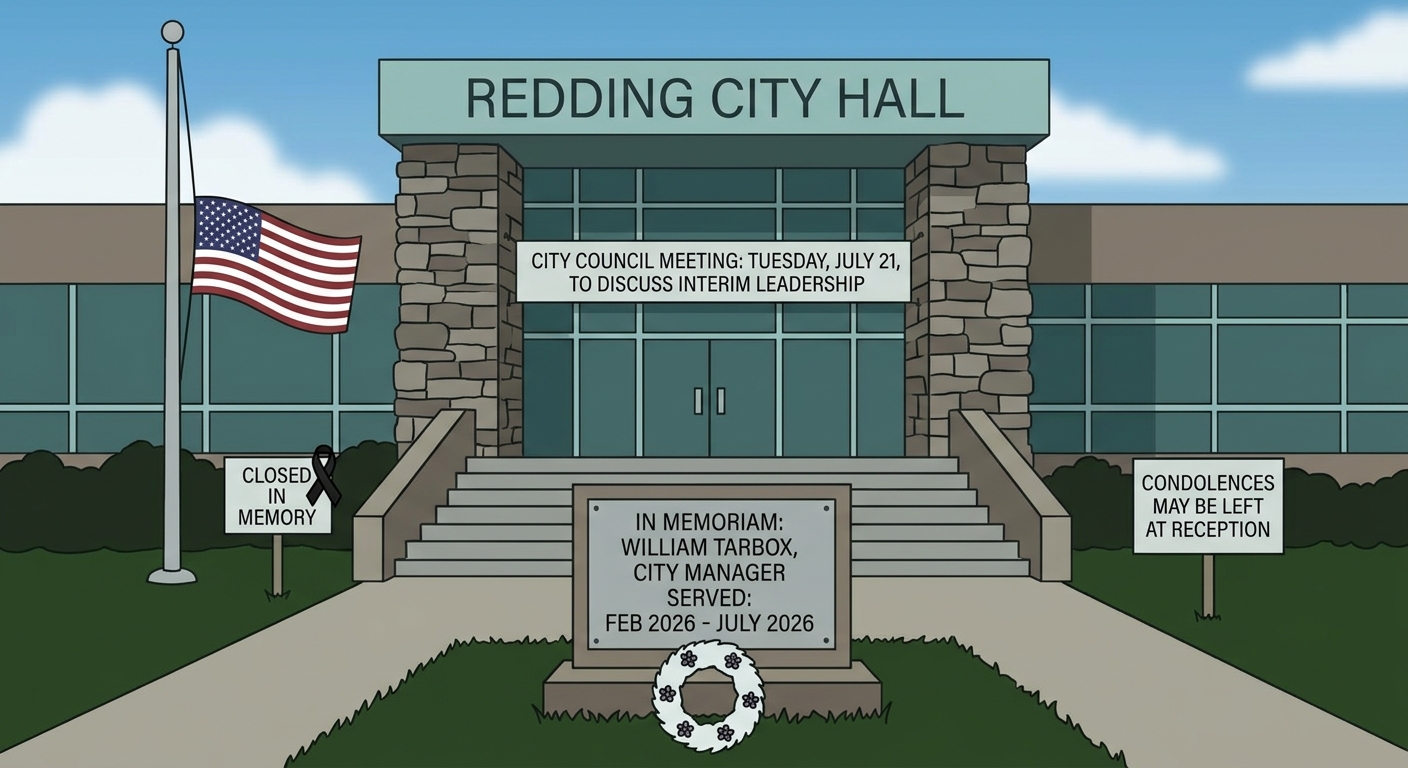 Redding prepares interim leadership plan after city manager’s sudden death