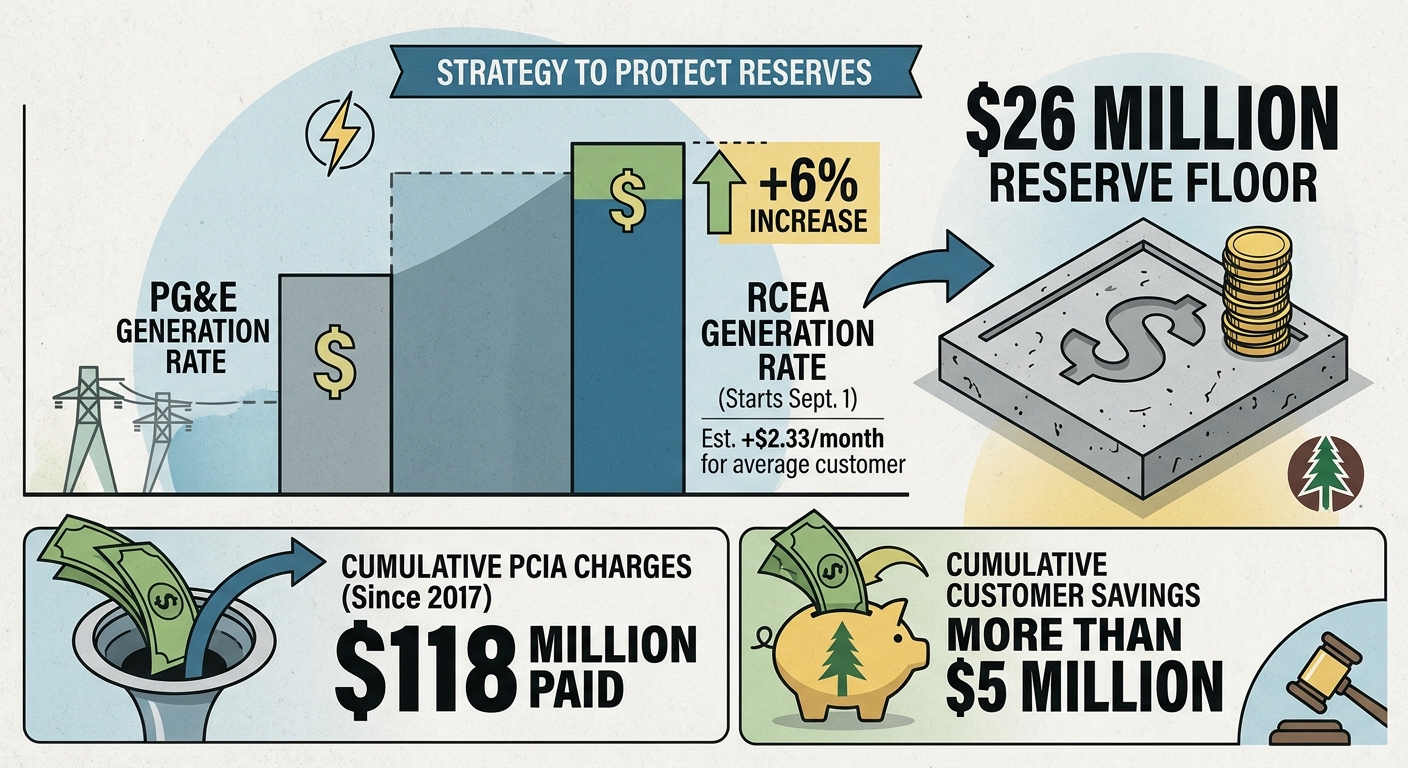 RCEA adopts 6% generation-rate increase to protect reserve target