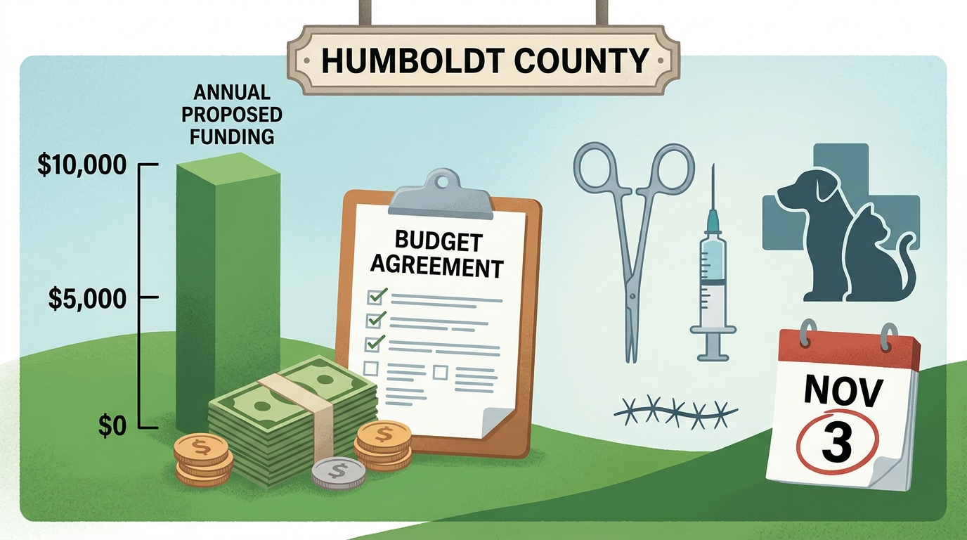 Humboldt supervisors to consider $10,000 annual spay and neuter funding proposal