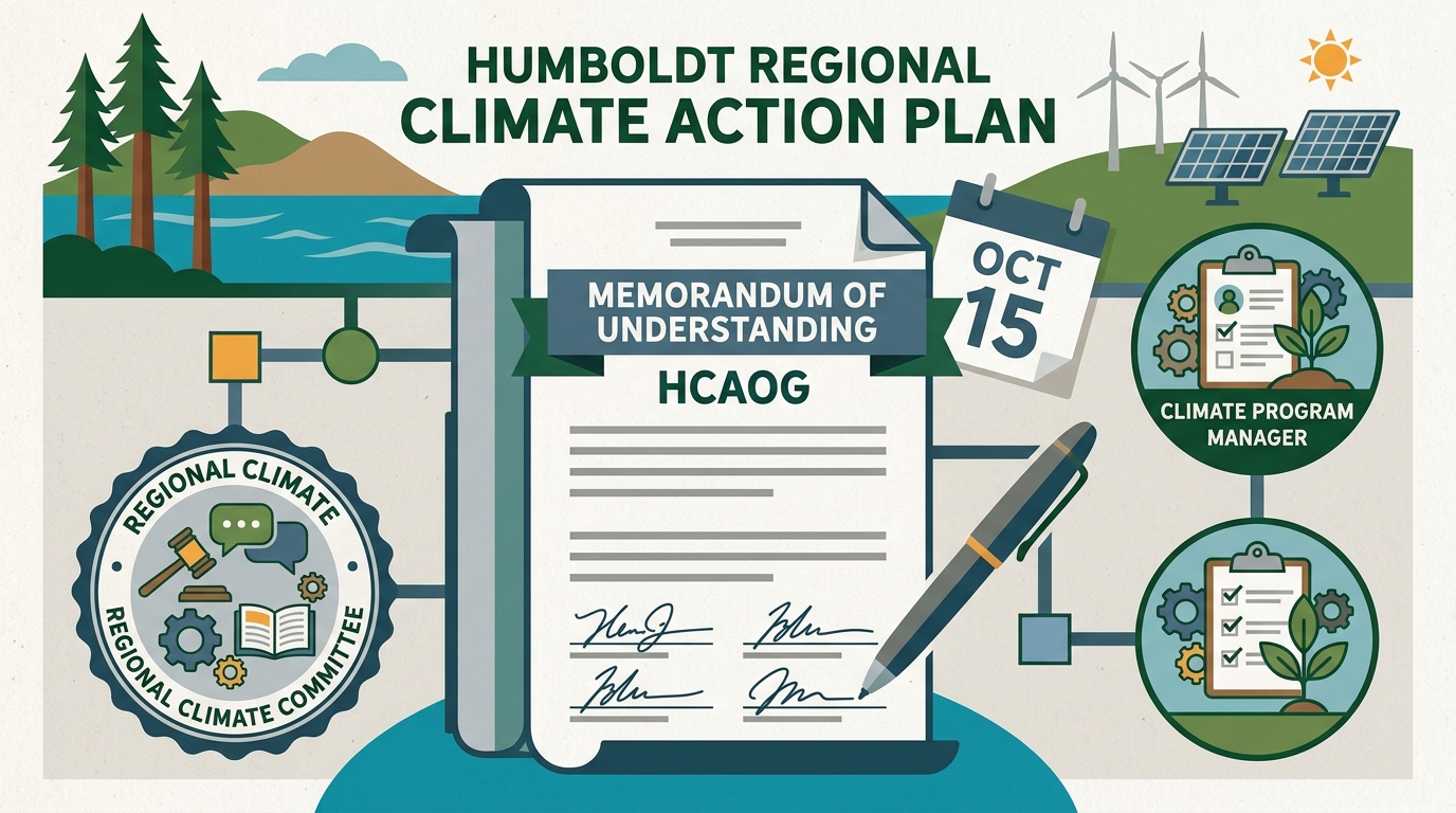 HCAOG to consider agreement creating regional climate committee, manager