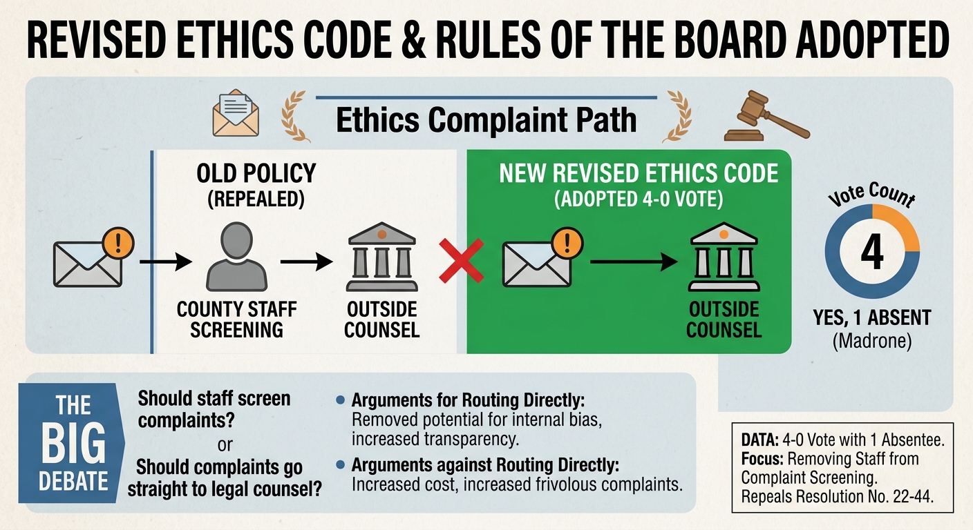 Humboldt supervisors adopt revised ethics code after debate over complaint screening