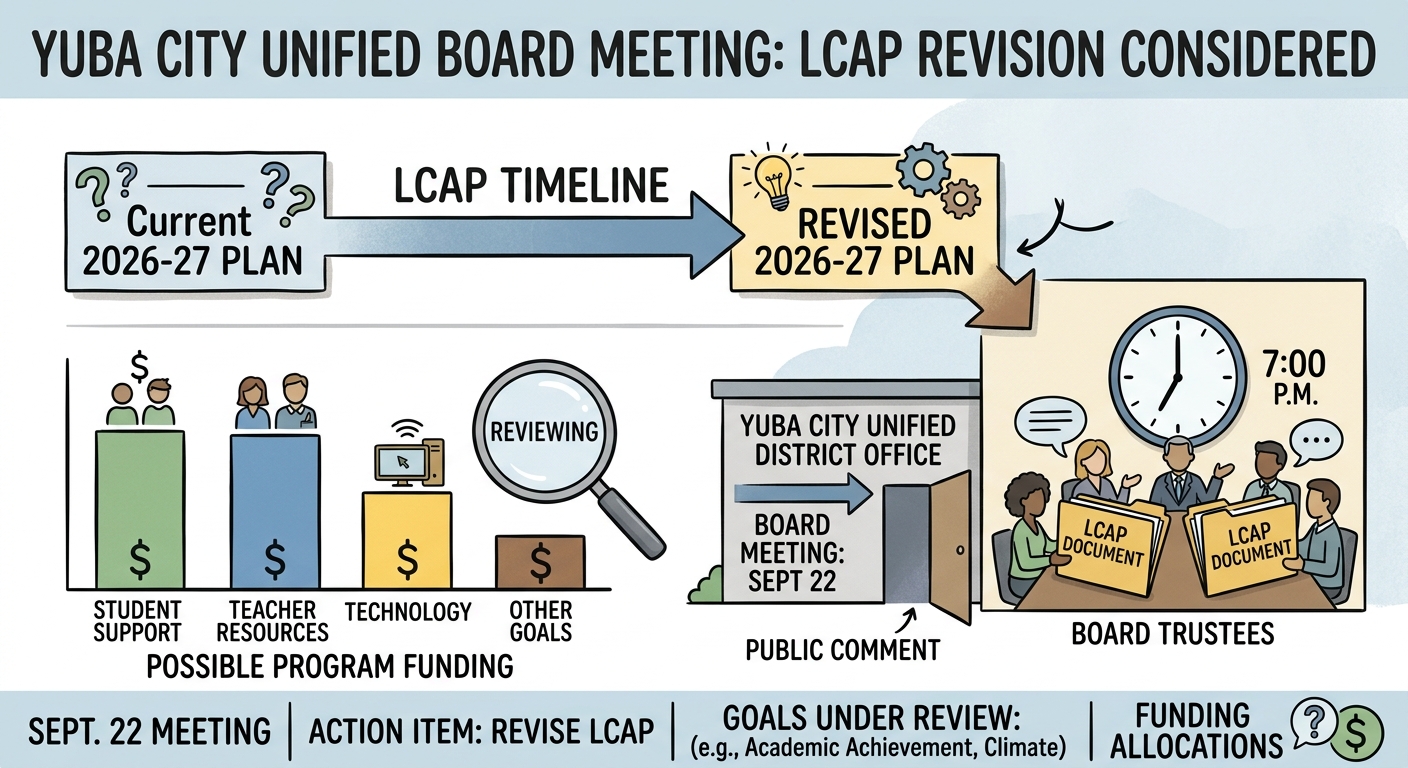 Yuba City Unified board to consider 2026-27 LCAP revision