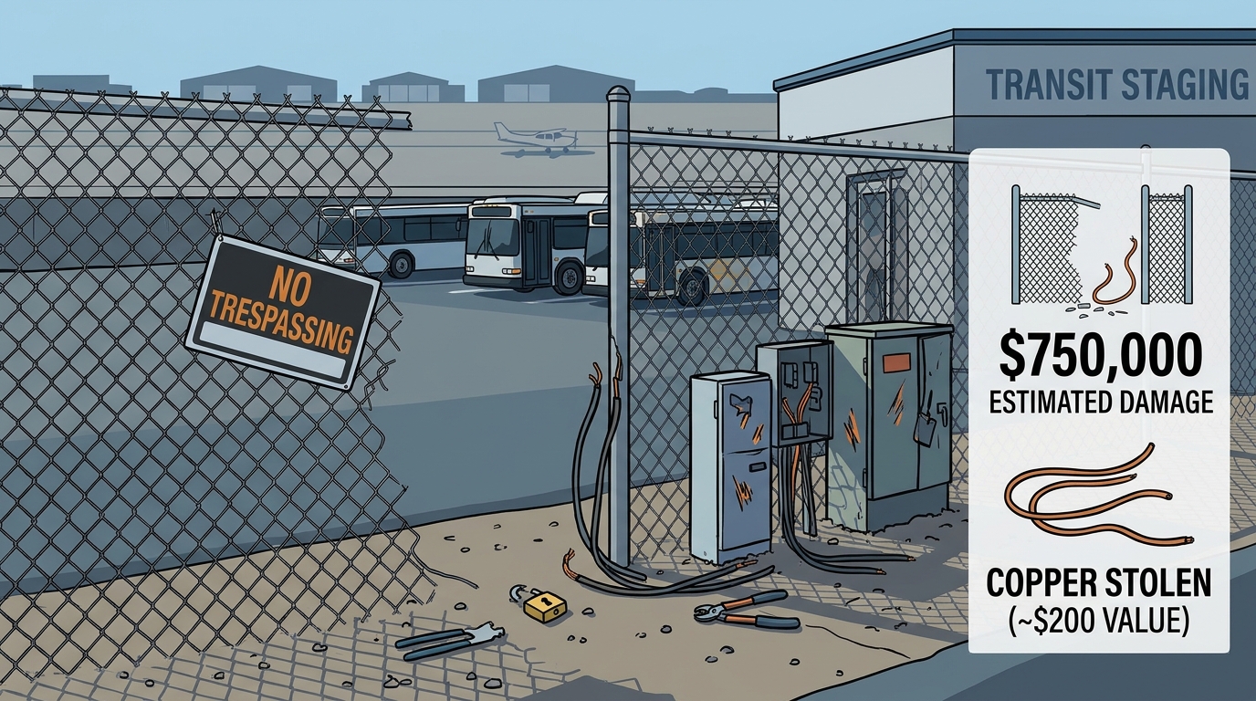 Yuba City council member reports about $750,000 in damage at transit staging property