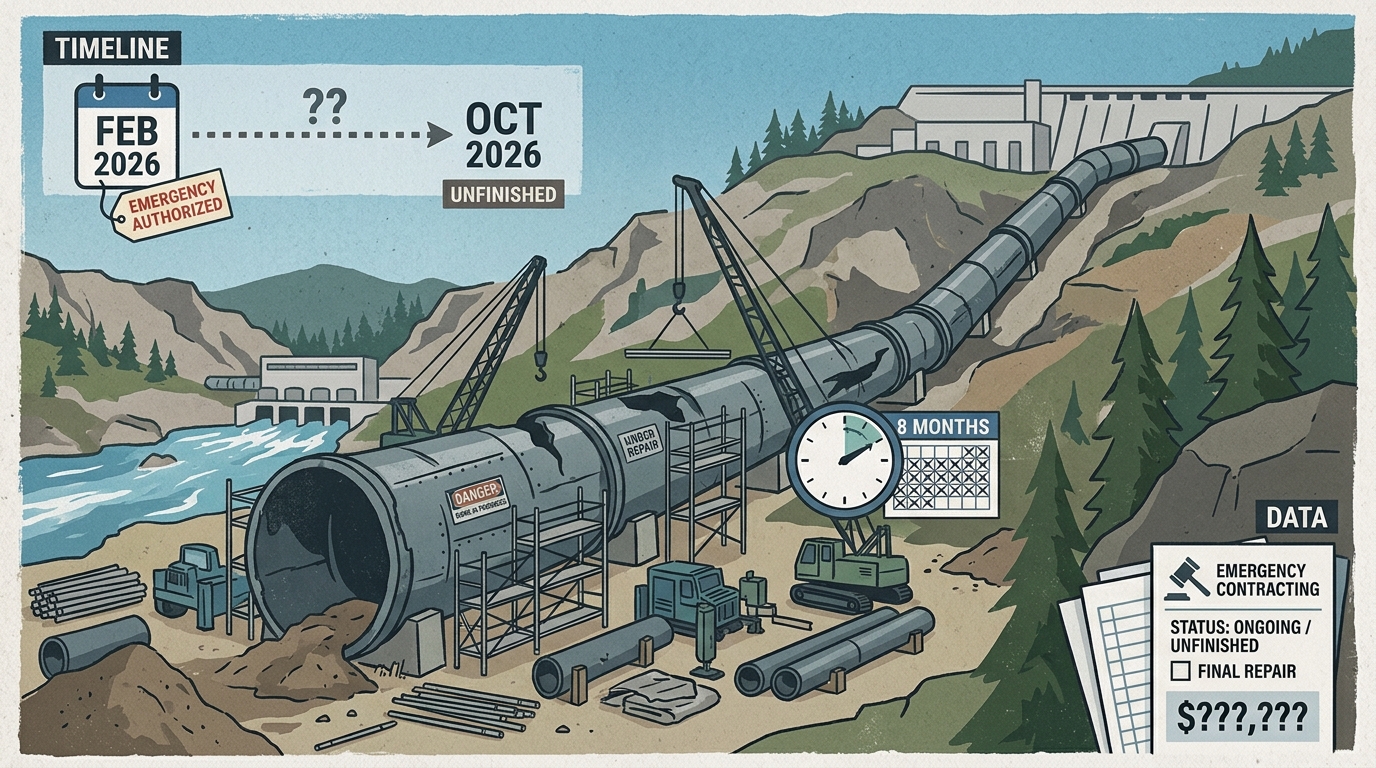 Yuba Water seeks continued emergency contracting as Colgate penstock repairs remain unfinished