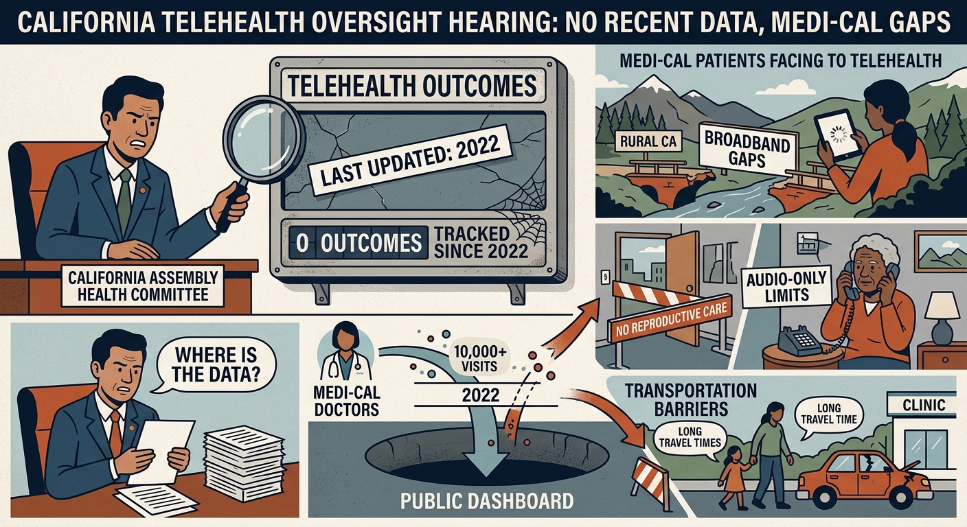California lawmakers flag stale telehealth dashboard, Medi-Cal coverage gaps in Assembly hearing