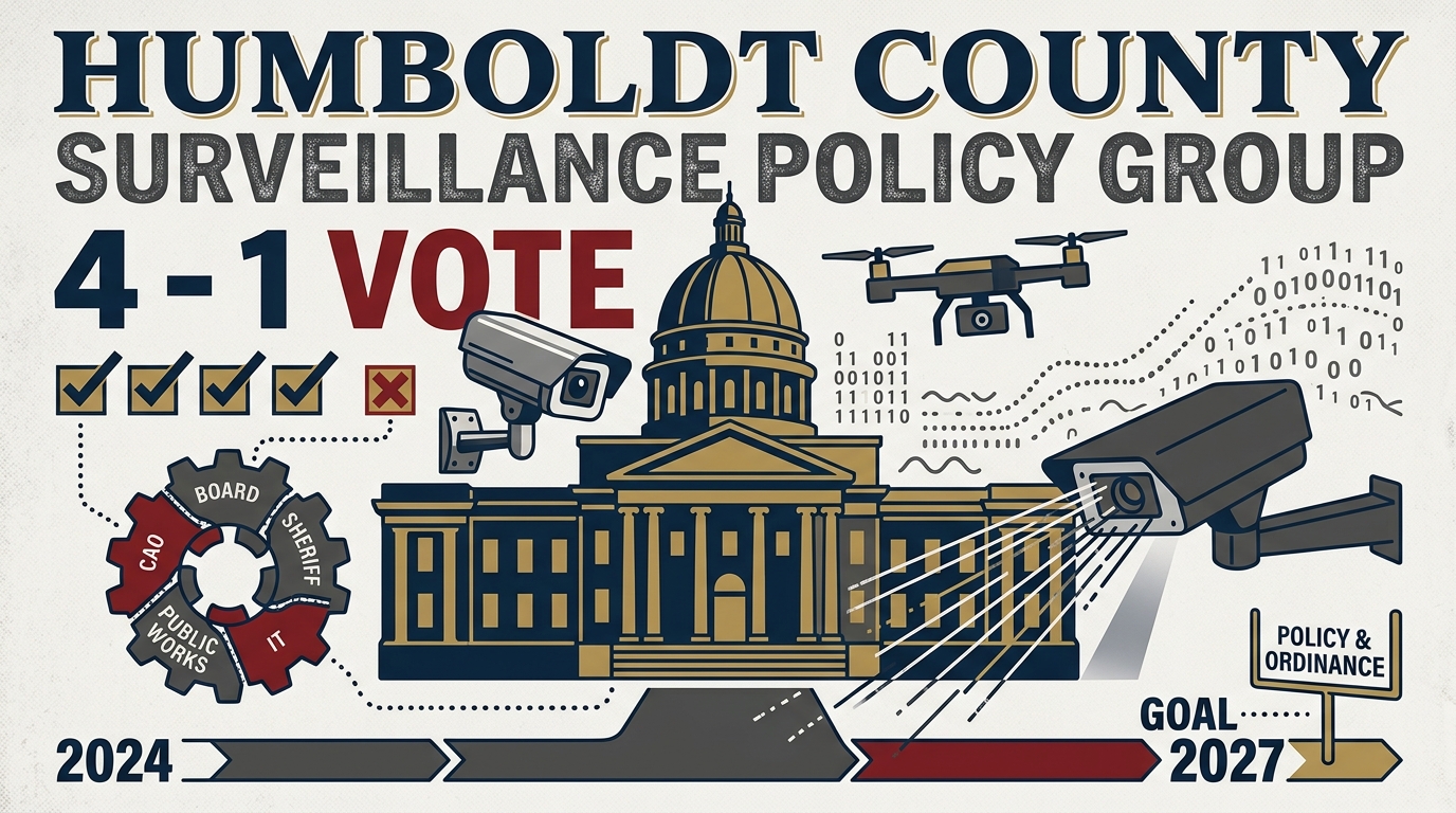 Humboldt supervisors restart surveillance-policy group after 4-1 vote