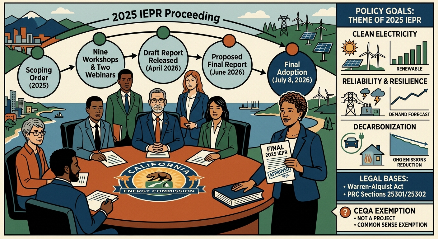 CEC adopts final 2025 Integrated Energy Policy Report
