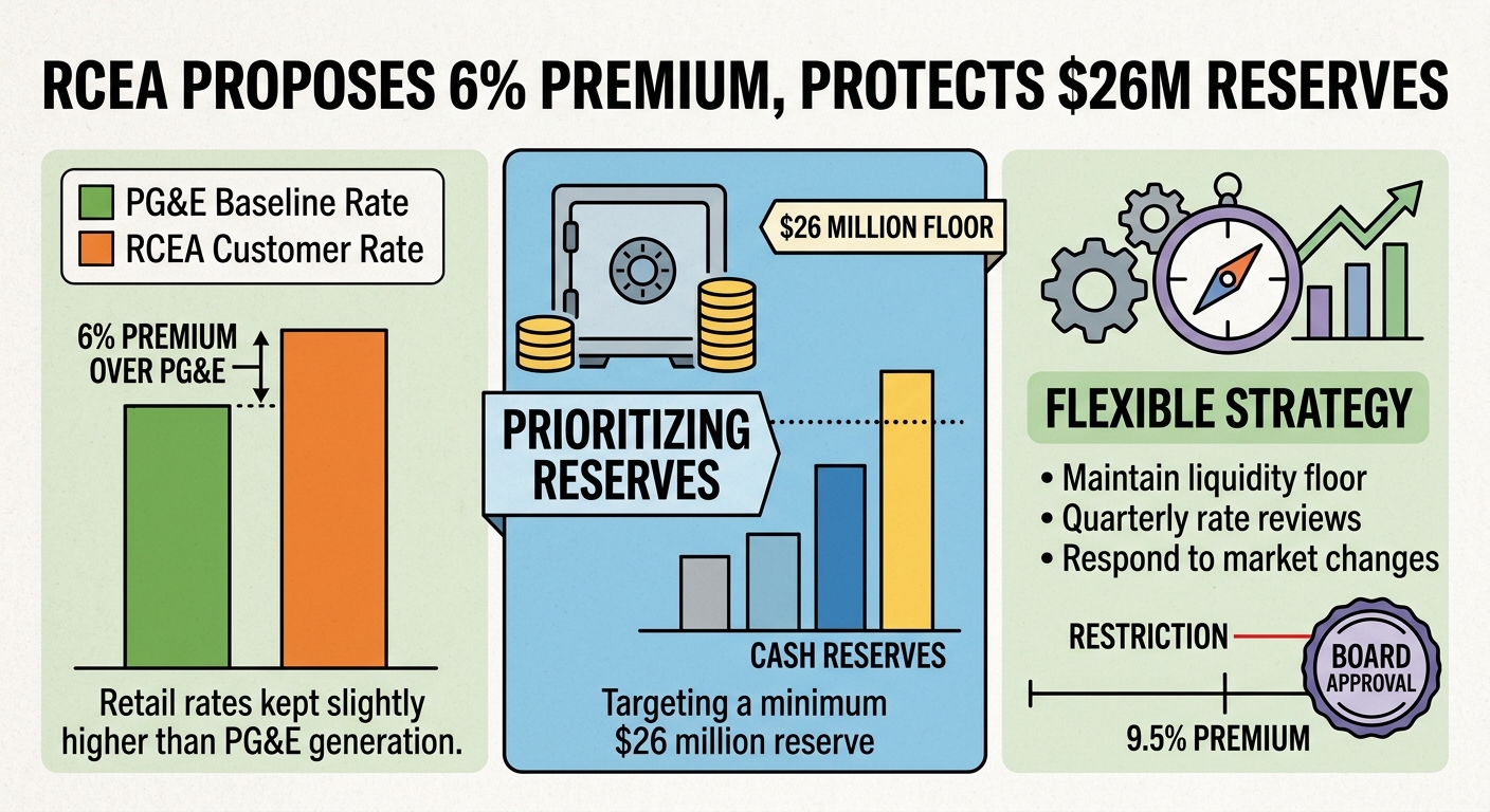 RCEA board weighs 6% PG&E premium to preserve $26 million reserve