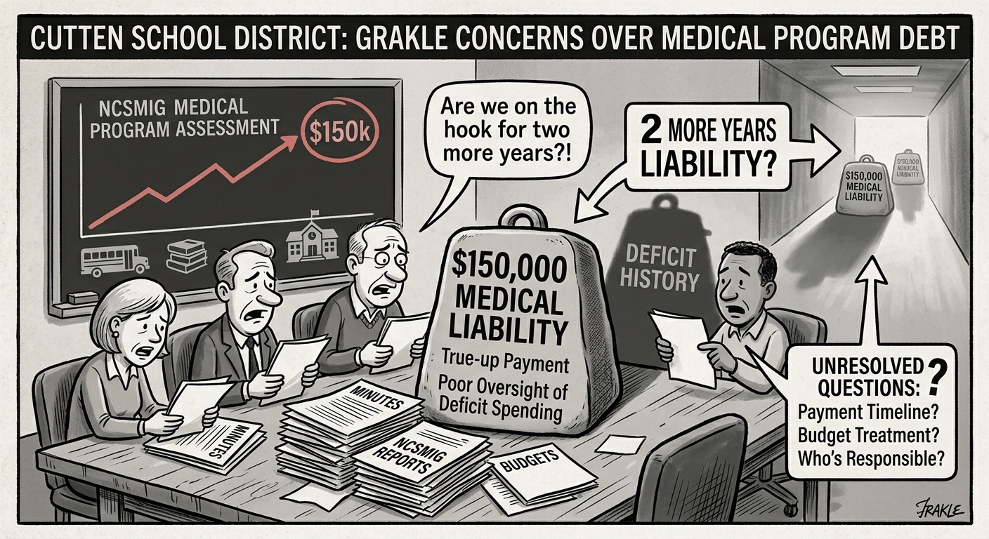 Cutten board discusses $150,000 medical-program liability
