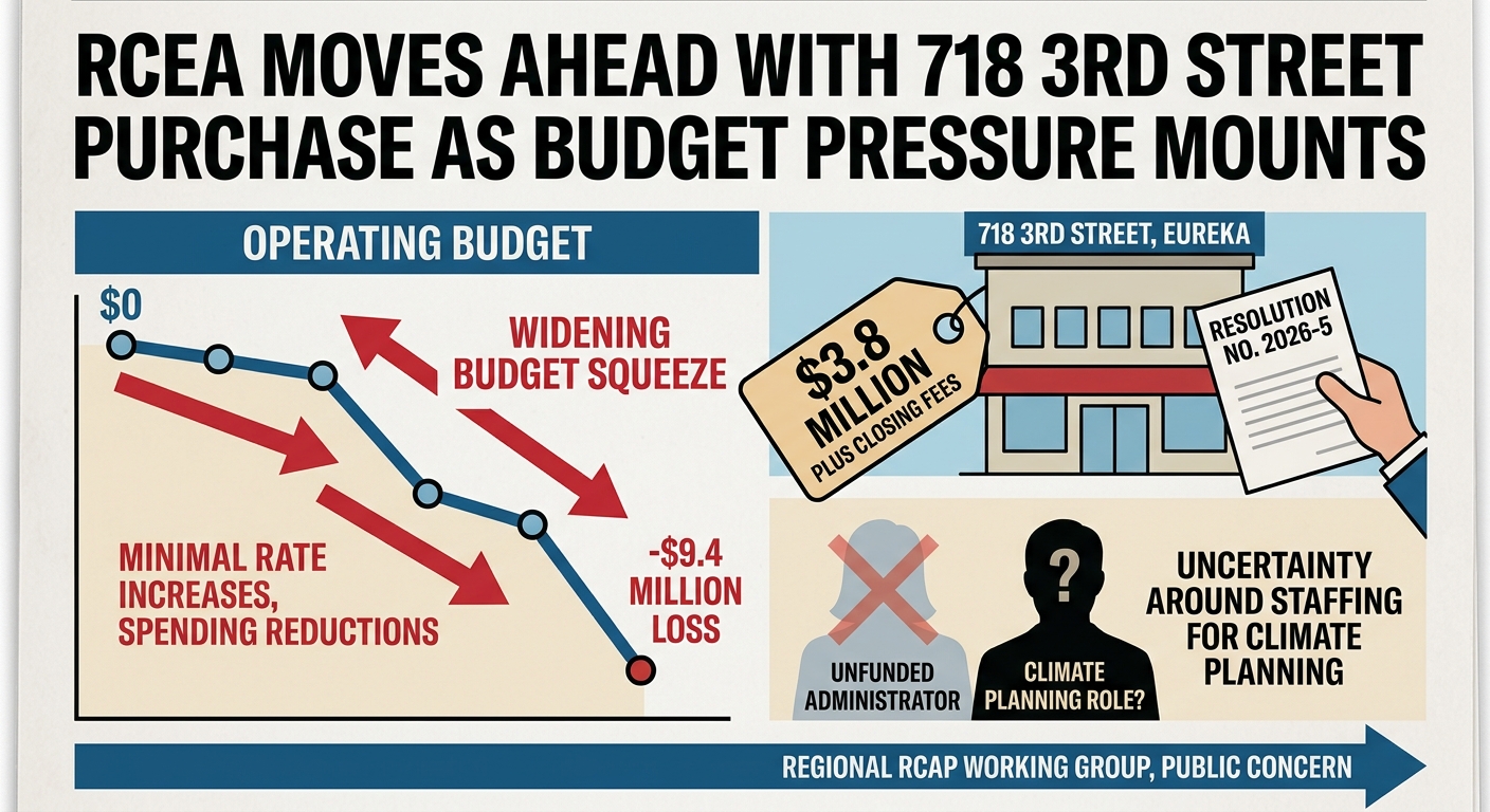 RCEA moves ahead with 718 3rd Street purchase as budget pressure mounts