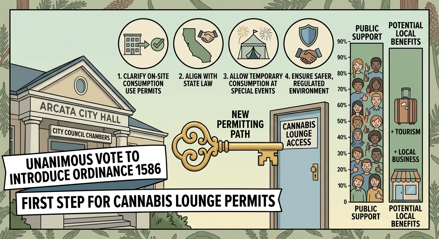 Arcata council introduces cannabis lounge permitting ordinance