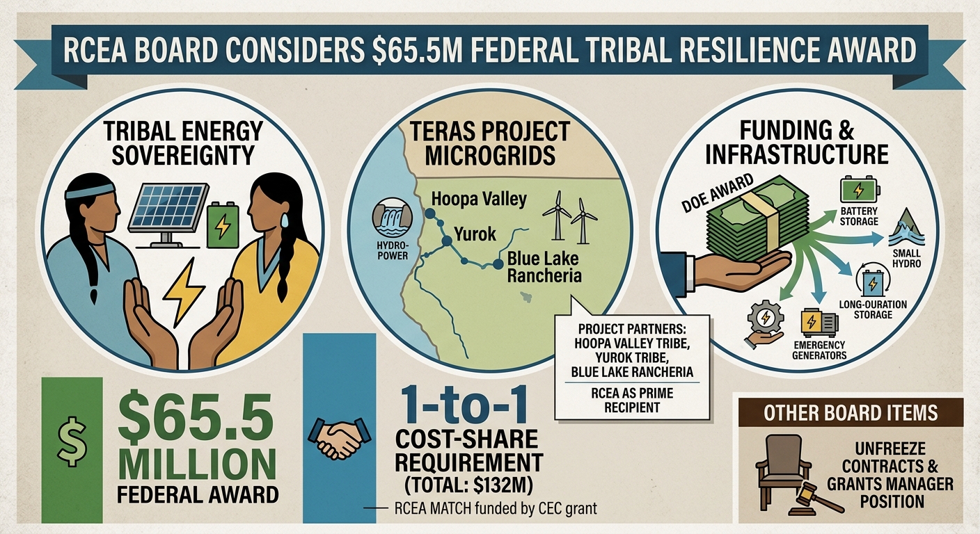 RCEA board to consider executing $65.5 million federal tribal resilience award