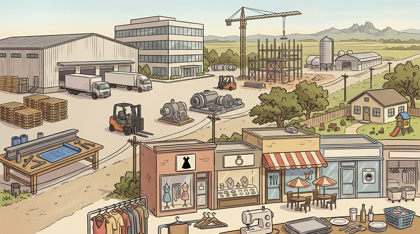 Sutter County: wholesale of nondurable goods paid $1,745 a week on average in January–March 2026 and clothing and jewelry stores $438, against a county private average of $1,034