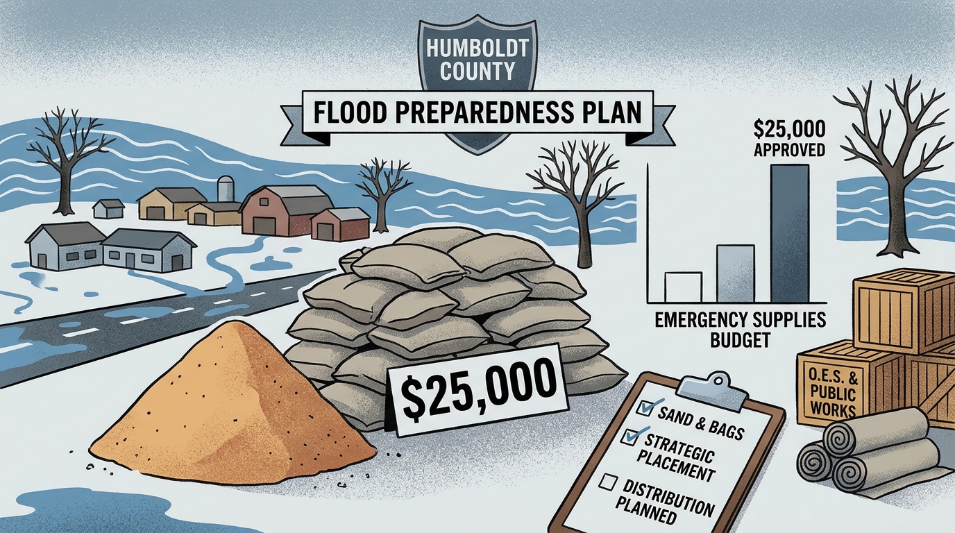 Humboldt supervisors direct staff to plan $25,000 in flood supplies