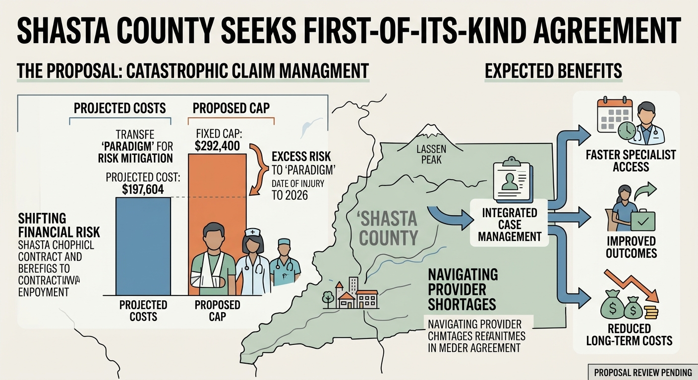 Shasta County seeks first contract of its kind for catastrophic workers’ comp case management
